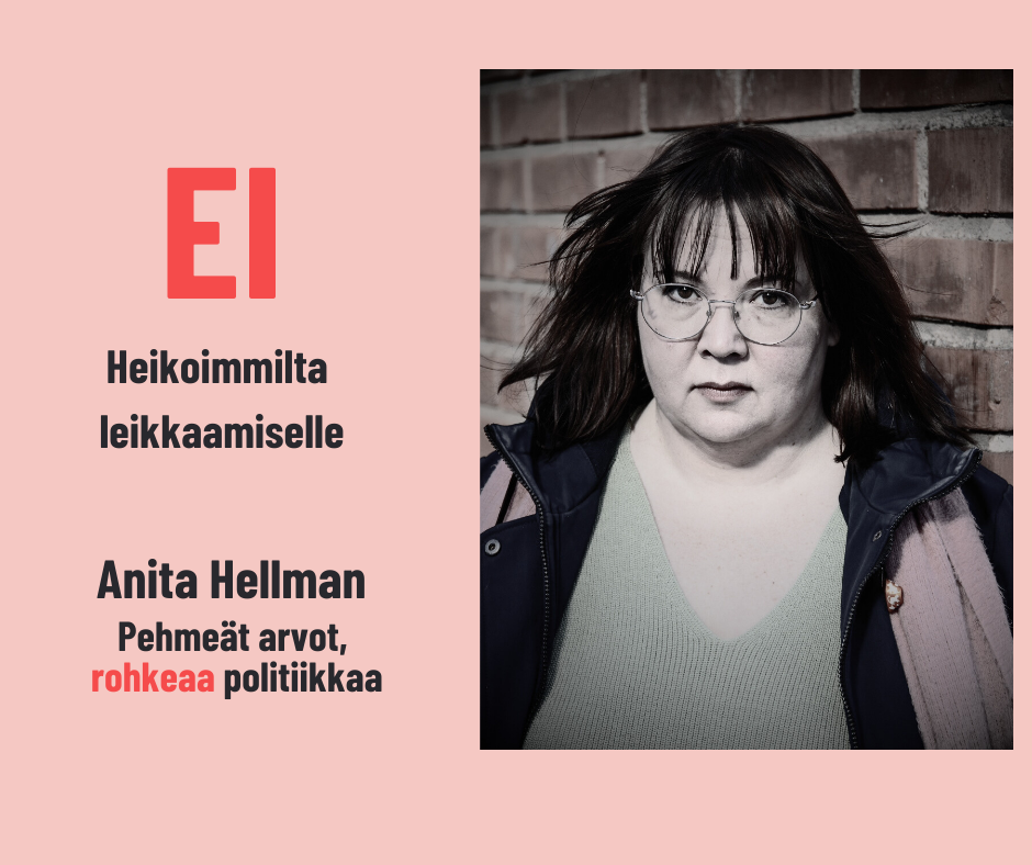 Politiikassa on ihan ok sanoa myös EI